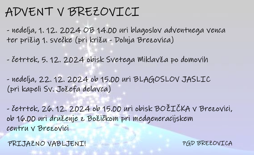 ADVENT V BREZOVICI 2024-2